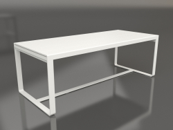 Стол обеденный 210 (White polyethylene, Agate grey)