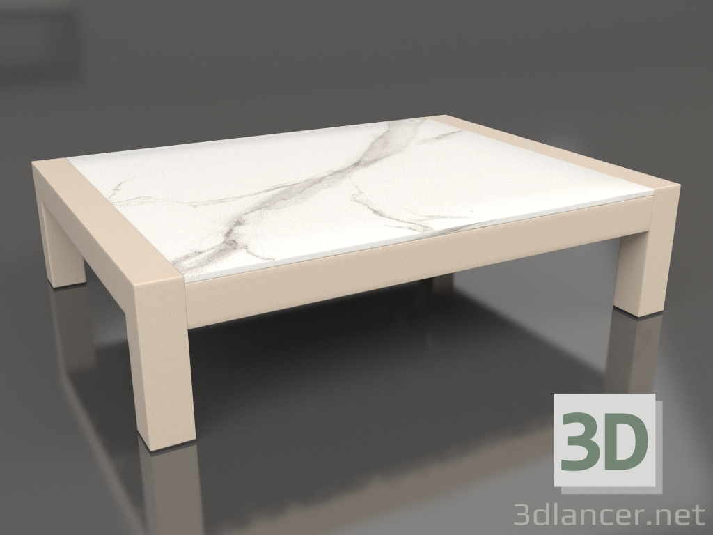modello 3D Tavolino (Sabbia, DEKTON Aura) - anteprima