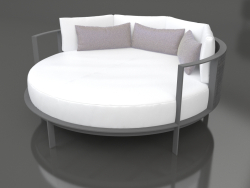 Round bed for relaxation (Anthracite)