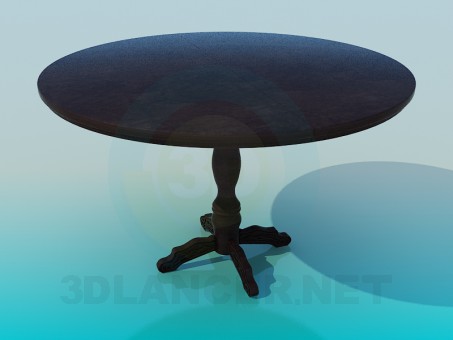 modelo 3D Mesa de la cocina - escuchar modelo 3D Mesa de la cocina - escuchar