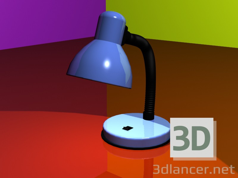 modello 3D Tavolo Lampada - anteprima