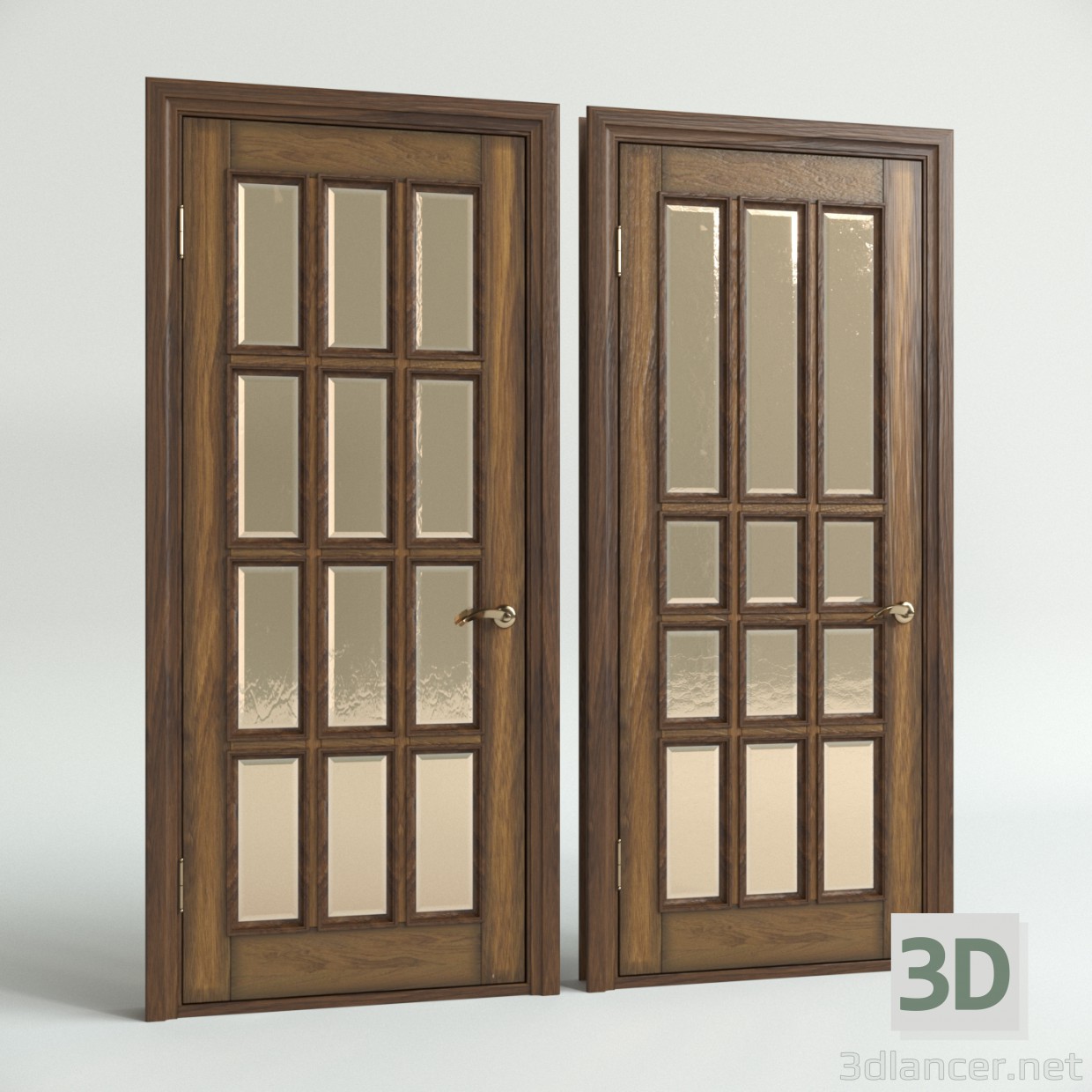 3d Doors model buy - render
