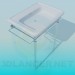 3d model Wash basin with heated towel/drying rack - preview