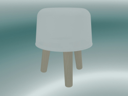 टेबल लैंप दूध (NA1, Ø20cm, H 25cm, प्राकृतिक राख)