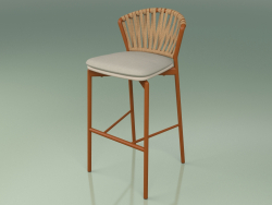 Bar stool 150 (Metal Rust, Polyurethane Resin Mole)