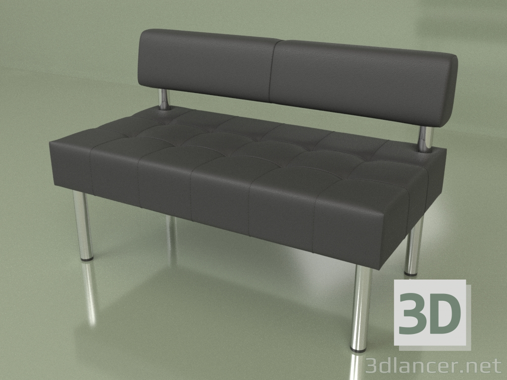 modèle 3D Section double Business (Cuir noir) - preview