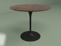 Обеденный стол Tulip Wood II (черный, орех)