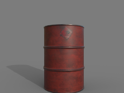 Barrel 200 liters Red dirt