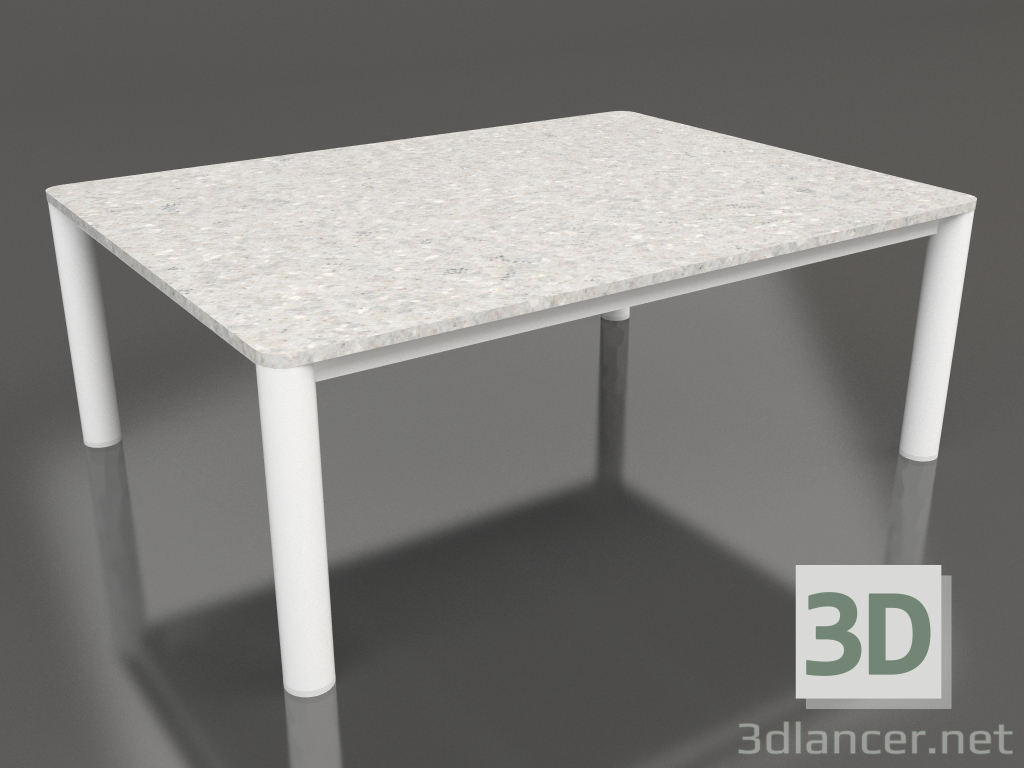 modèle 3D Table basse 70×94 (Blanc, DEKTON Sirocco) - preview