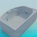 3d модель Широкая ванна – превью