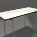 3d model Dining table (Bottle green, DEKTON Aura) - preview