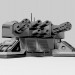 3d Heavy defensive turret model buy - render