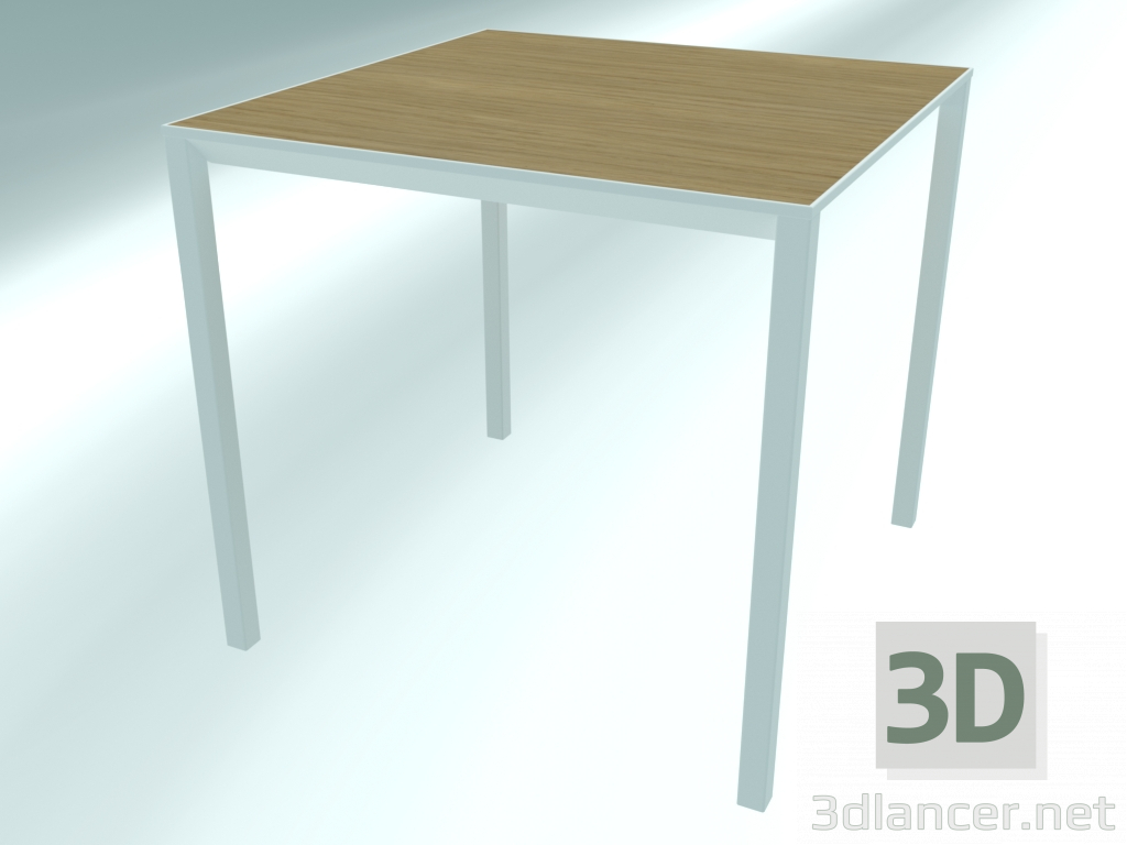 modello 3D Tavolo da ufficio quadrato FRAME (P08 80X80 H74) - anteprima