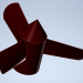 3d RC boat propeller model buy - render
