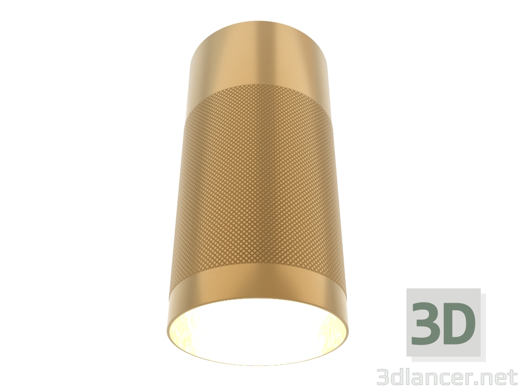 3d model Surface ceiling lamp Patrone (solid brass) - preview