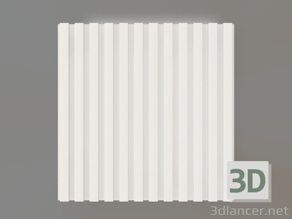 3d model Gypsum 3D panel Band - preview