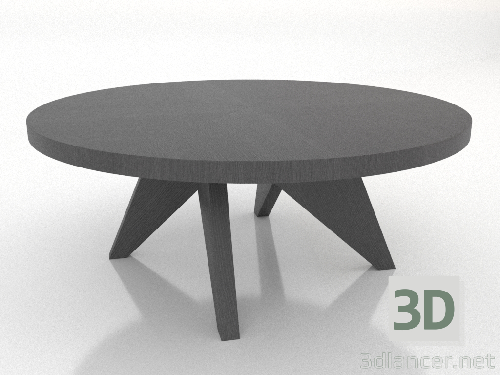 modèle 3D Table SAVOY (foncée) - preview modèle 3D Table SAVOY (foncée) - preview