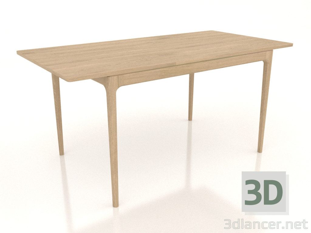 3d model Folding dining table FARGO 1600x800x750 mm (lightened oak) - preview