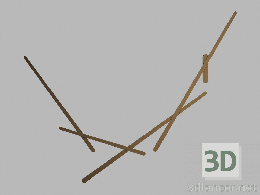 modello 3D Applique da parete 1705 (f) - anteprima