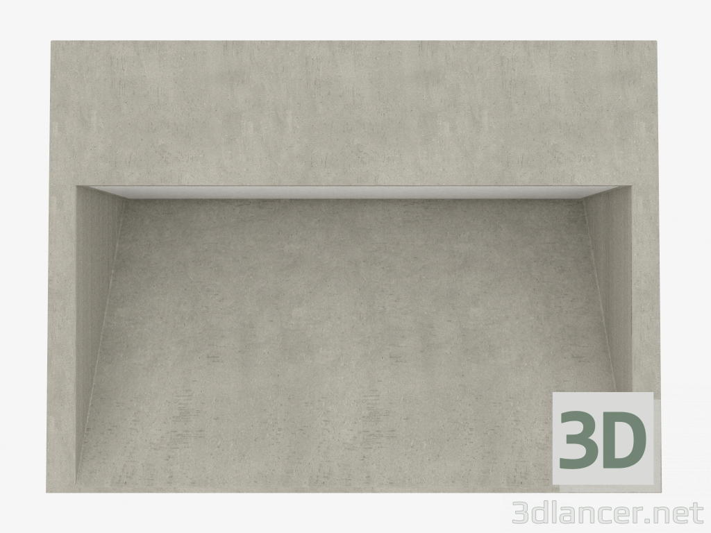 3D Modell Säulenleuchte CONCRETE BOLLARD H250mm (C8100W) - Vorschau
