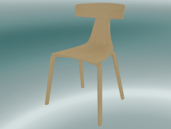 Sedia REMO sedia in legno (1415-10, frassino naturale)