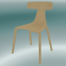 modello 3D Sedia REMO sedia in legno (1415-10, frassino naturale) - anteprima