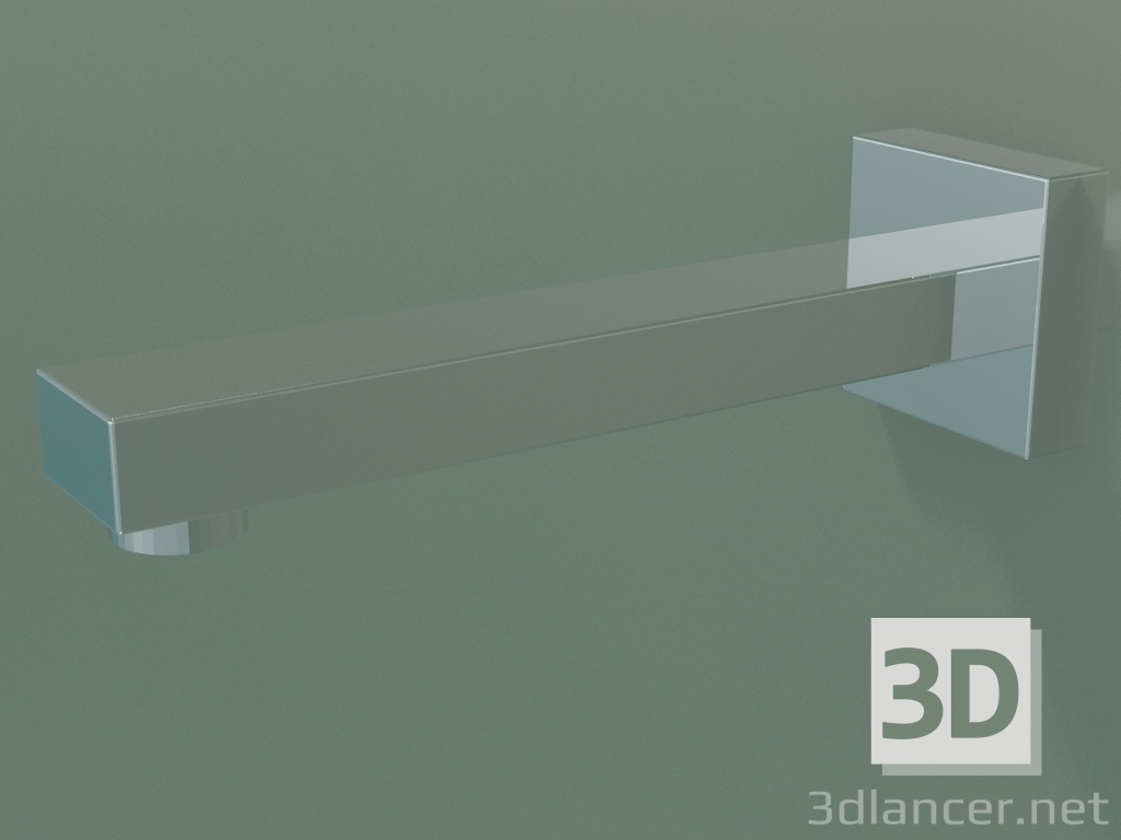 3D modeli Çöp seti içermeyen duvara monte lavabo musluğu (13800980-000010) - önizleme