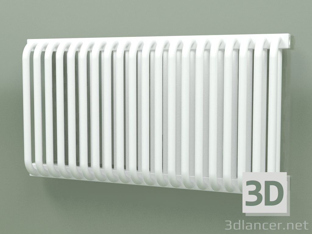 3d model Barra de toalla con calefacción Delfin (WGDLF044082-VL-K3, 440х820 mm) - vista previa