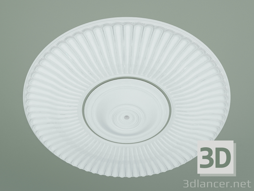 modello 3D Presa in gesso prefabbricata PA033 - anteprima