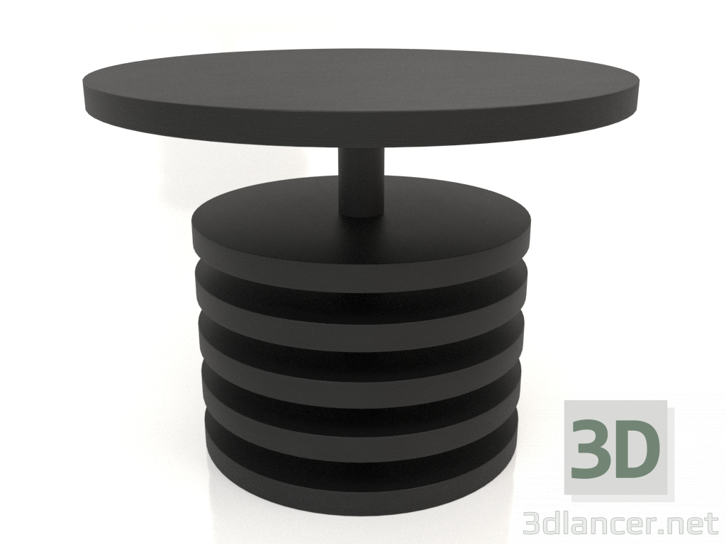 Modelo 3d Mesa de jantar DT 03 (D=1000x750, madeira preta) - preview