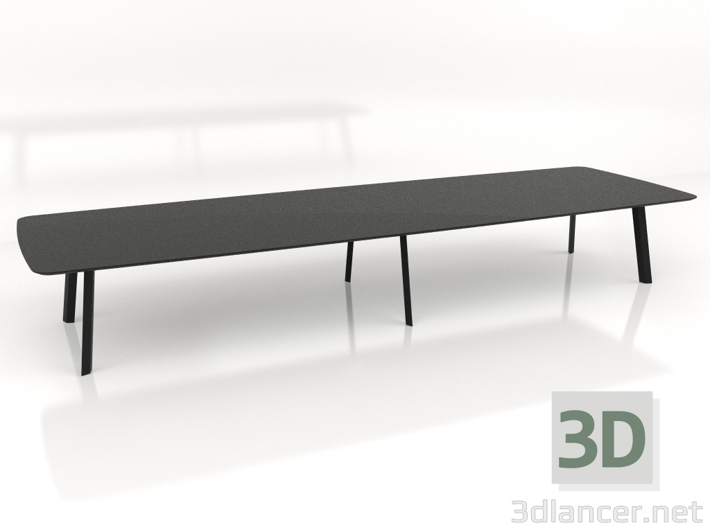 3d model Mesa de conferencia 500x155 - vista previa
