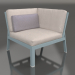 3d model Sofa module, section 6 (Blue gray) - preview