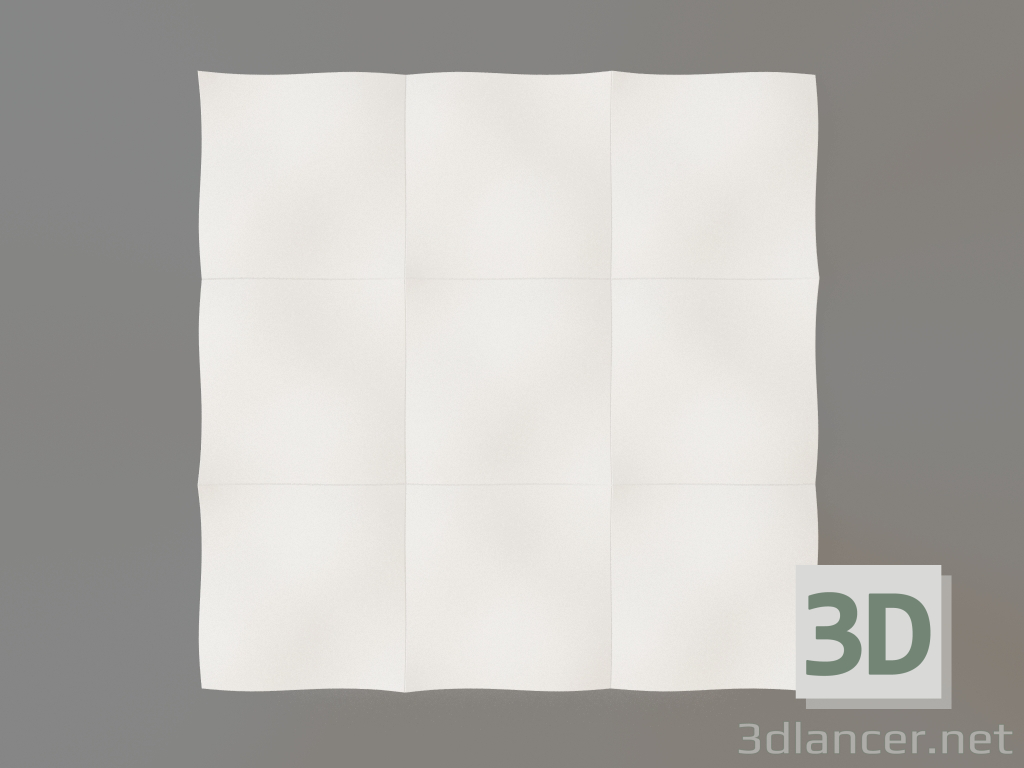 Modelo 3d Painel 3D de gesso Dos - preview