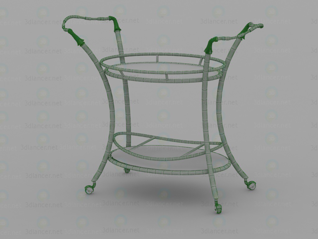 3d 4095, Serving table model buy - render 3d 4095, Serving table model buy - render