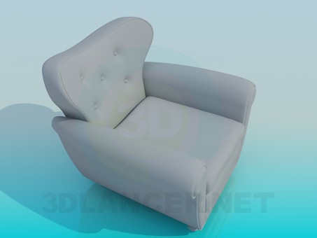 modelo 3D Sillón - escuchar modelo 3D Sillón - escuchar