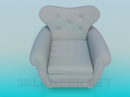modelo 3D Sillón - escuchar modelo 3D Sillón - escuchar