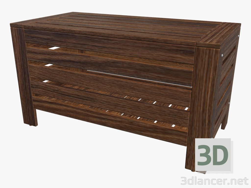 3d model Storage bench - preview