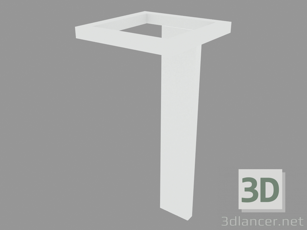 3D Modell Säulenleuchte TRIM SQUARE 240 POLLARD (S3156W) - Vorschau