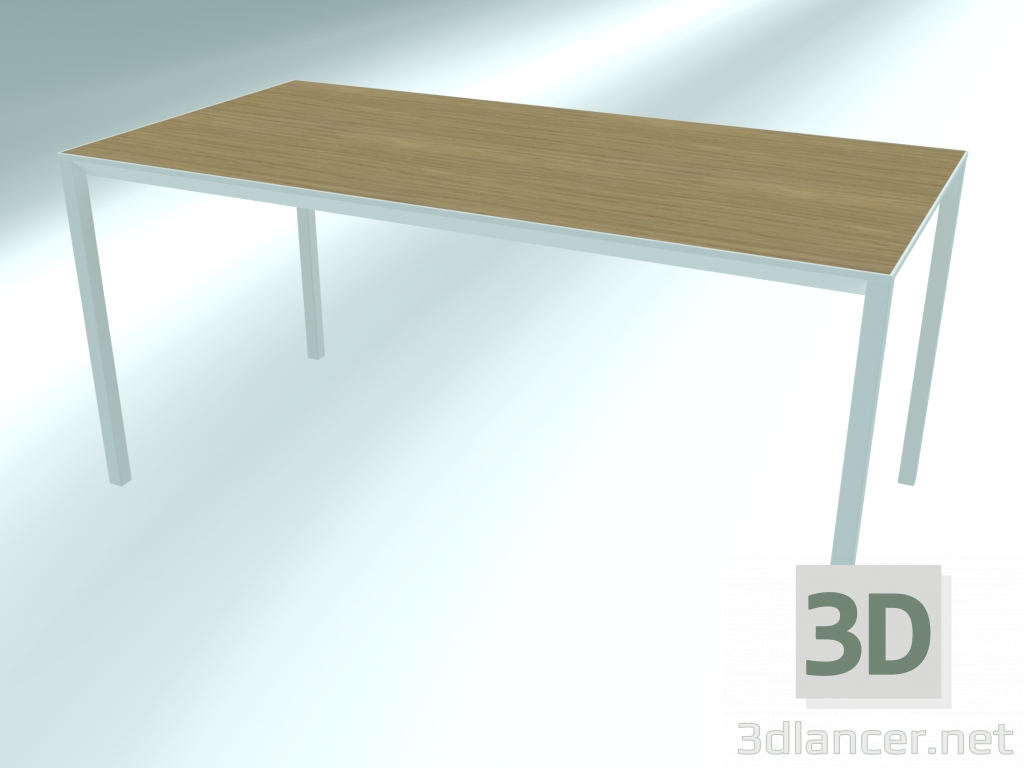 3D modeli Dikdörtgen ofis masası ÇERÇEVE (P12 160X80 Н74) - önizleme