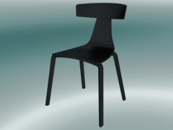 Chair REMO wood chair (1415-10, ash black)