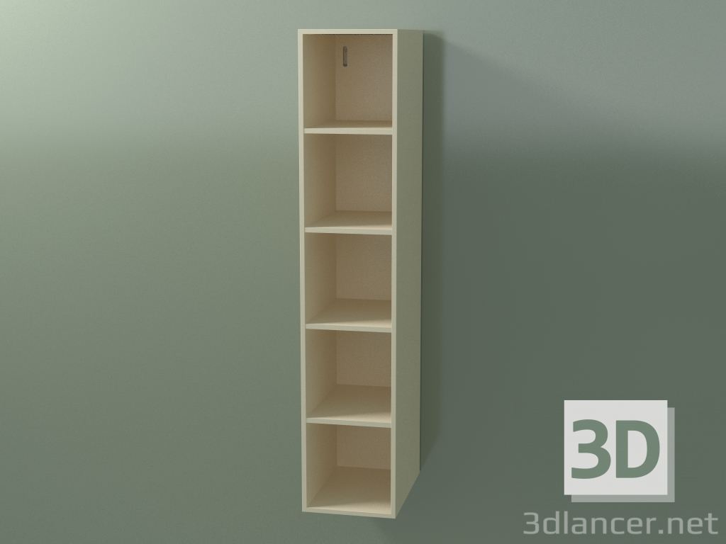 3d model Wall tall cabinet (8DUADD01, Bone C39, L 24, P 36, H 120 cm) - preview