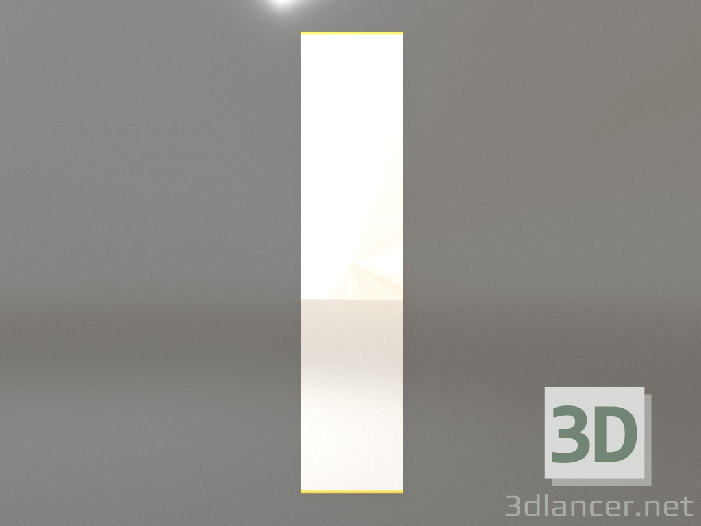 3D modeli Ayna ZL 01 (400х1800, parlak sarı) - önizleme