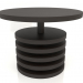 modèle 3D Table à manger DT 03 (D=1000x750, bois brun foncé) - preview