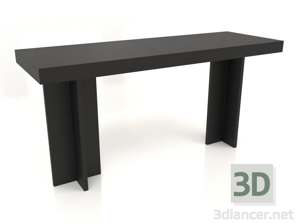 3D Modell Arbeitstisch RT 14 (1600x550x775, Holz schwarz) - Vorschau