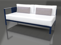 Sofa module, section 1 left (Night blue)