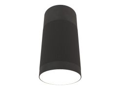 Surface ceiling lamp Patrone (black-brown brass)