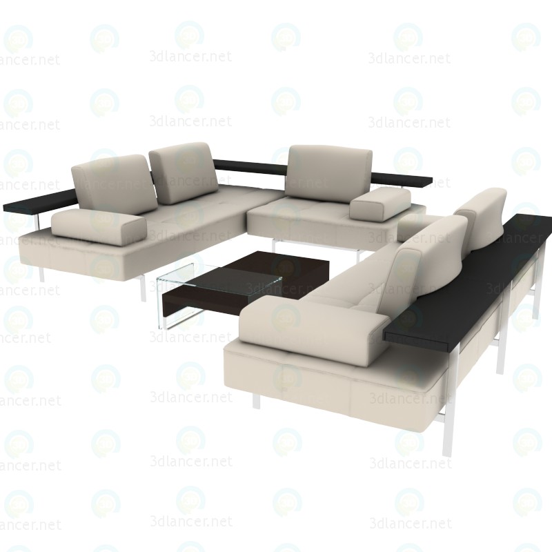 3D Modell Sofa - Vorschau