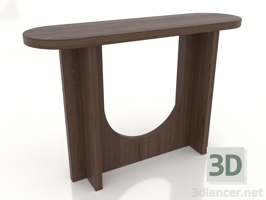 3d model Console 1200 mm (dark walnut) - preview