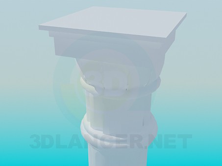 modelo 3D Columna - escuchar modelo 3D Columna - escuchar