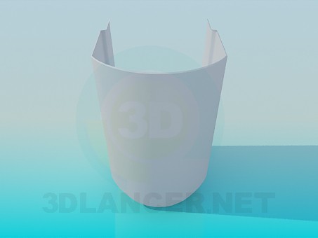 3d модель Элемент умывальника – превью 3d модель Элемент умывальника – превью
